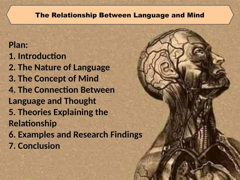 Ppt about language&mind