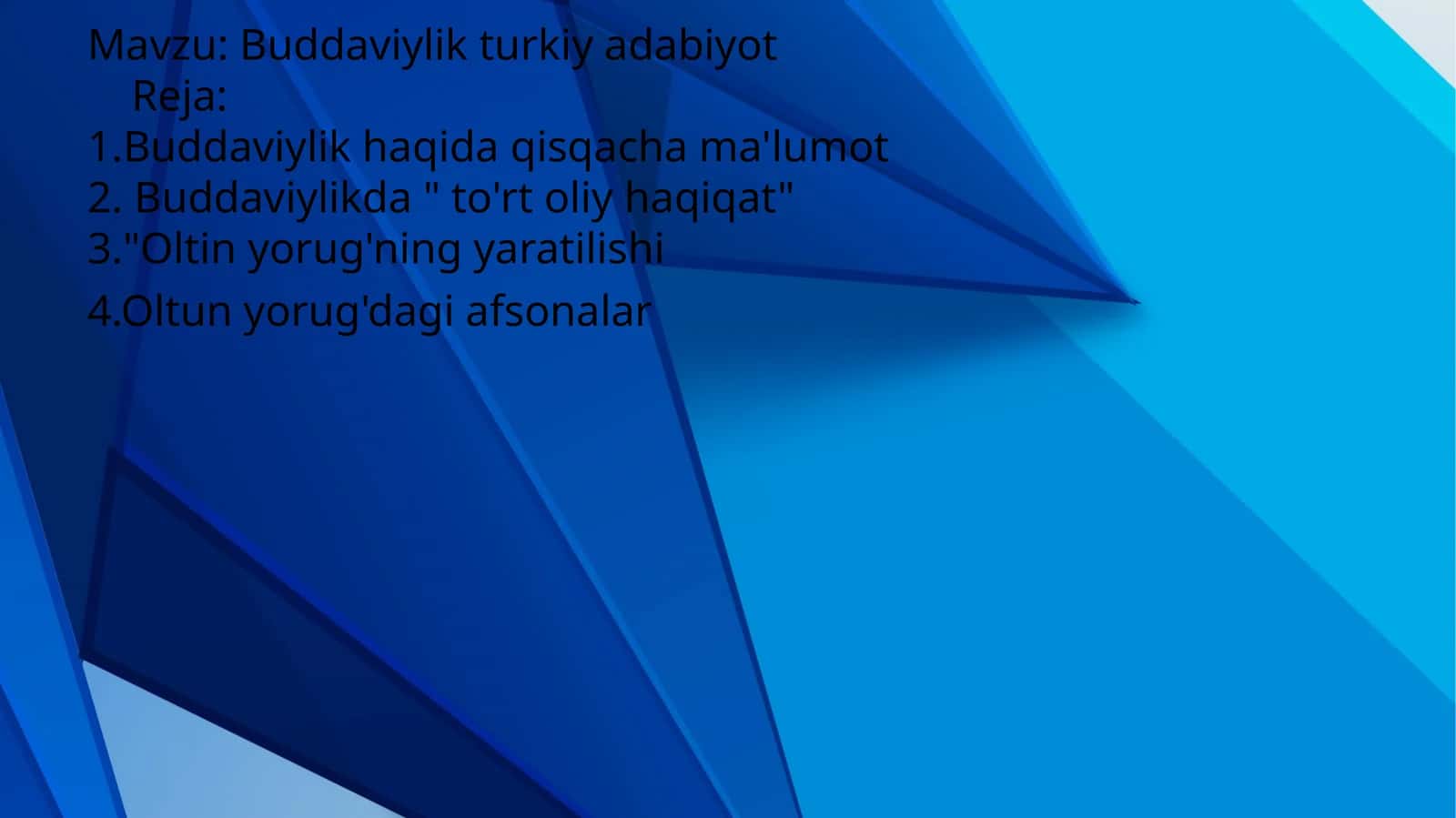 Buddaviylik turkiy adabiyot