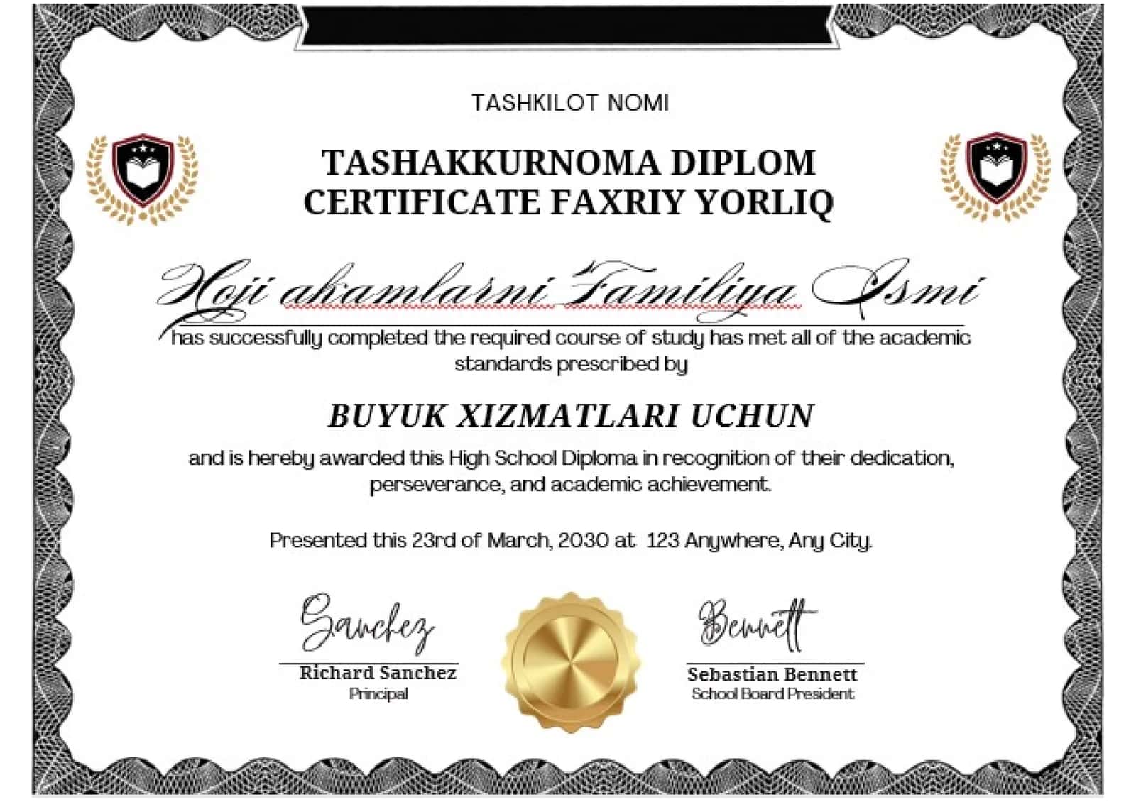 FAXRIY YORLIQ