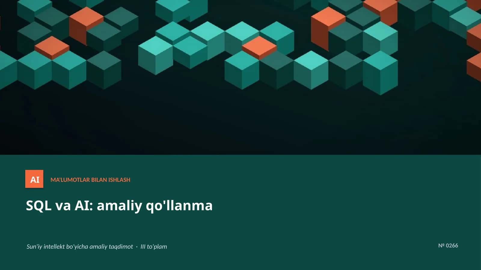 AI ma'lumotlar bilan ishlashni soddalashtirish, tahlil va vizualizatsiya