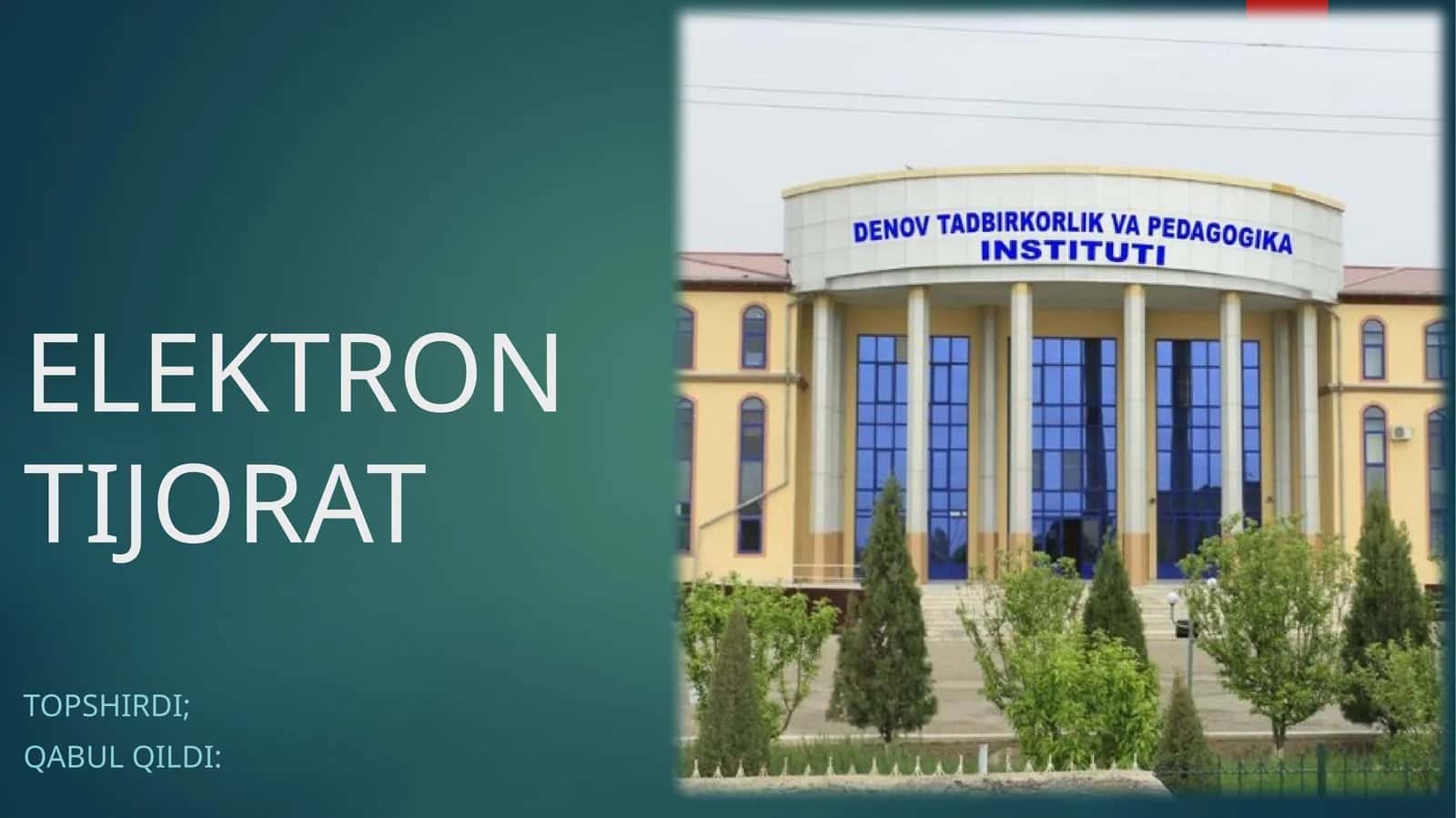 Elektrontijorat