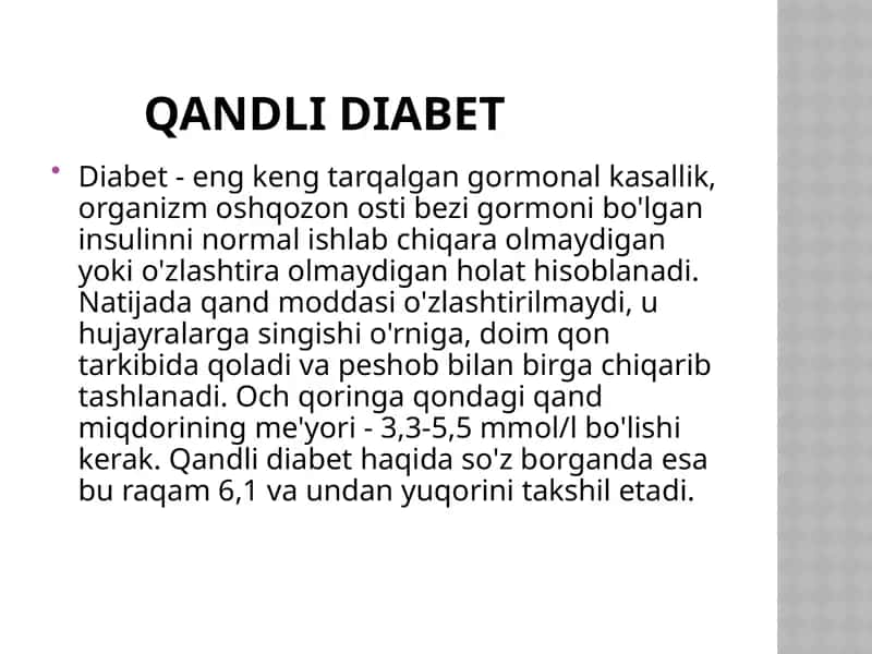 Qandlidiabet