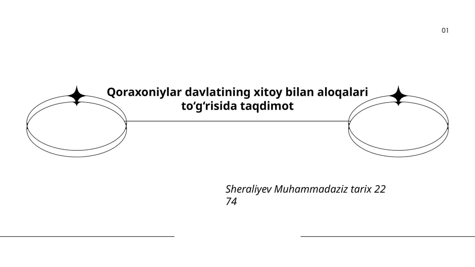 Qoraxoniylar davlatining xitoy bilan aloqalari to‘g‘risida taqdimot