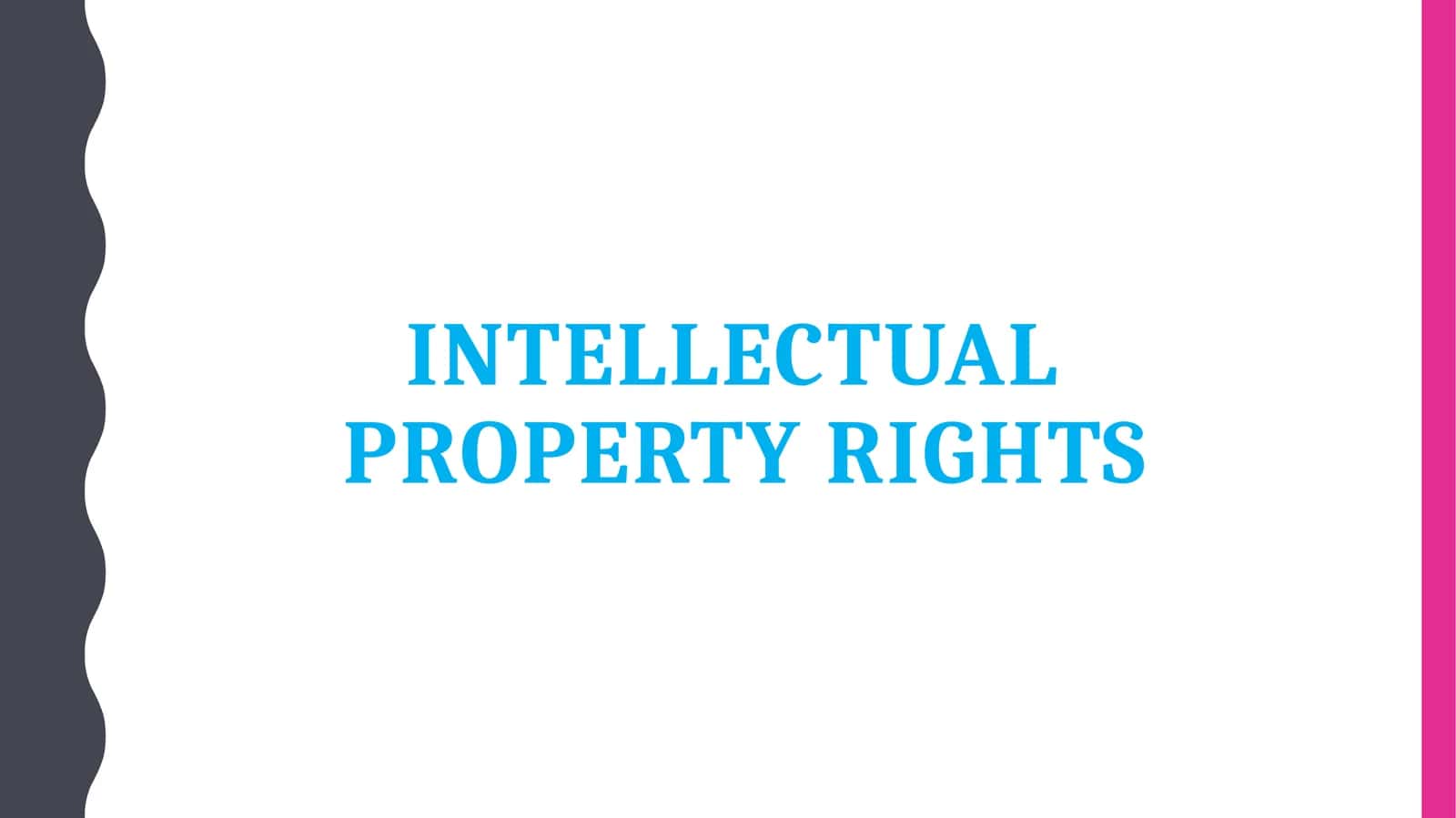Intellectual Property Rights