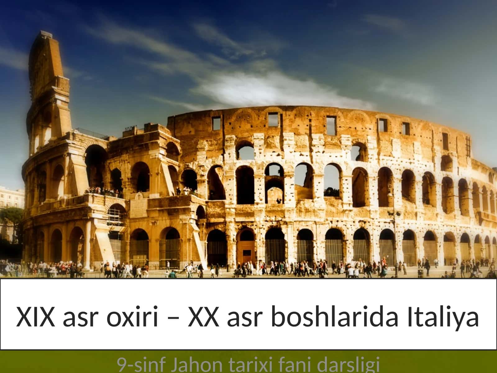 9-sinf Jahon tarixi fani darsligi