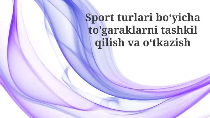 Klub dasturi har bir sport turi uchun 5 bosqichli o'quv rejasini o'z ichiga olishi kerak