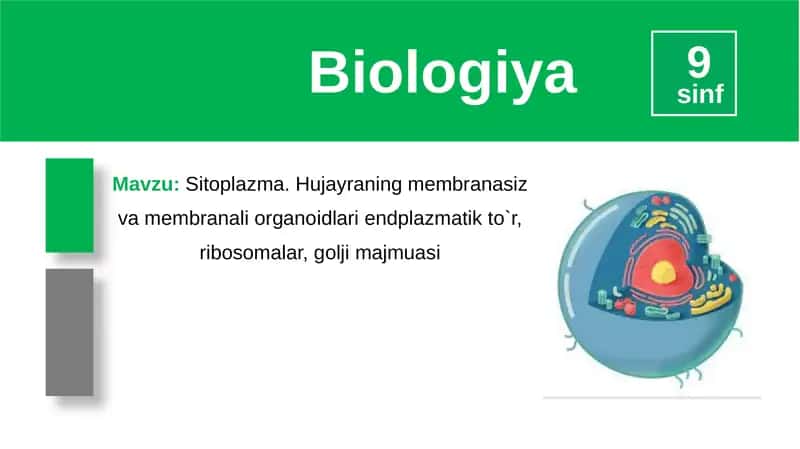 Biologiya 9 sinf