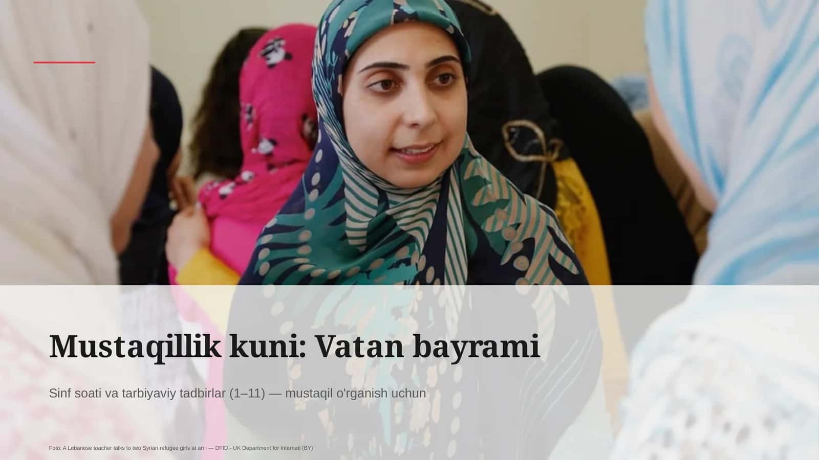 Sinf soati va tarbiyaviy tadbirlar