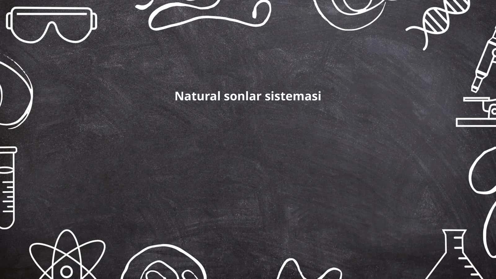 Natural sonlar sistemasi