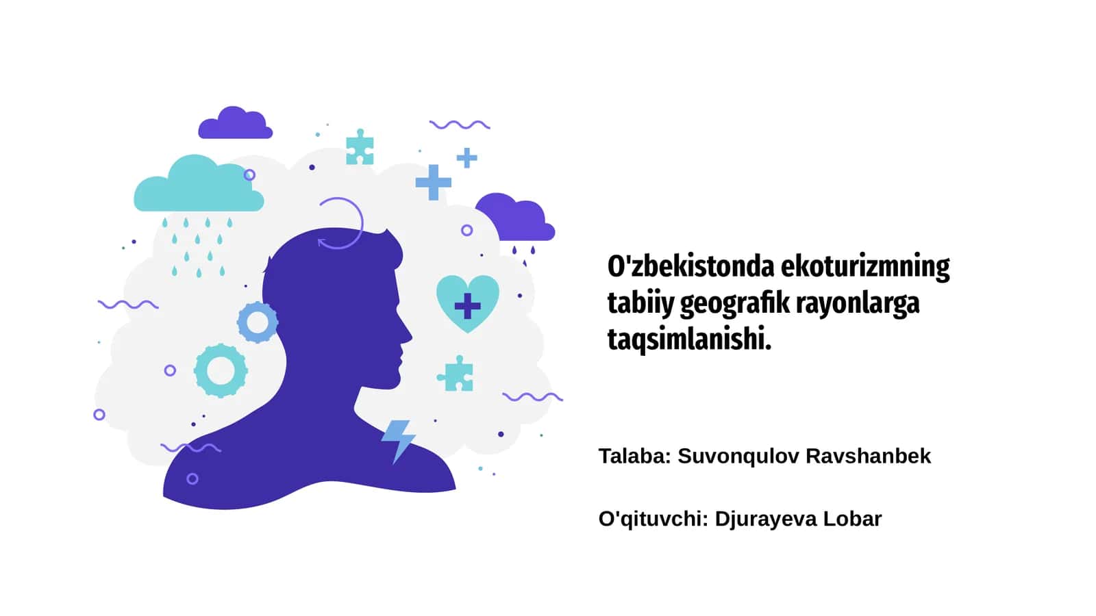 O'zbekistonda ekoturizmning tabiiy geografik rayonlarga taqsimlanishi