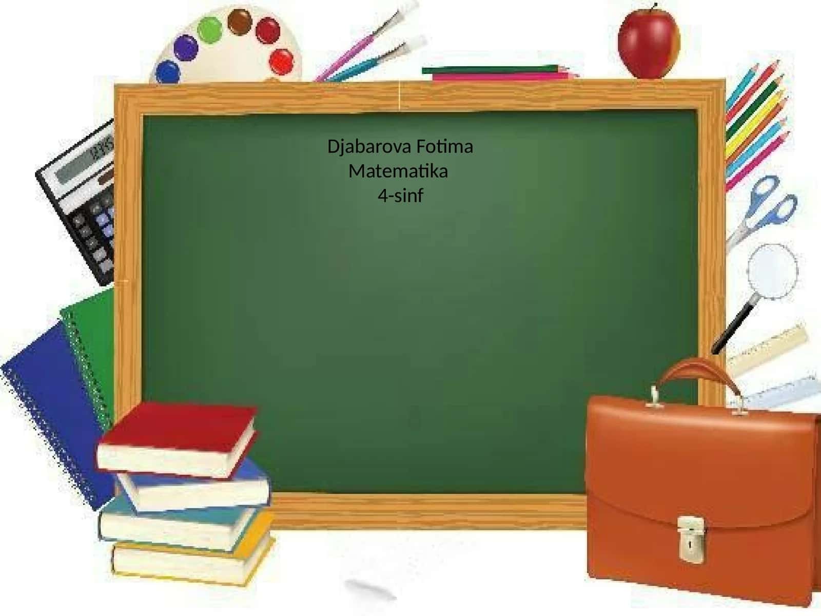 To‘plamlar.Eyler-Venndiagrammasi