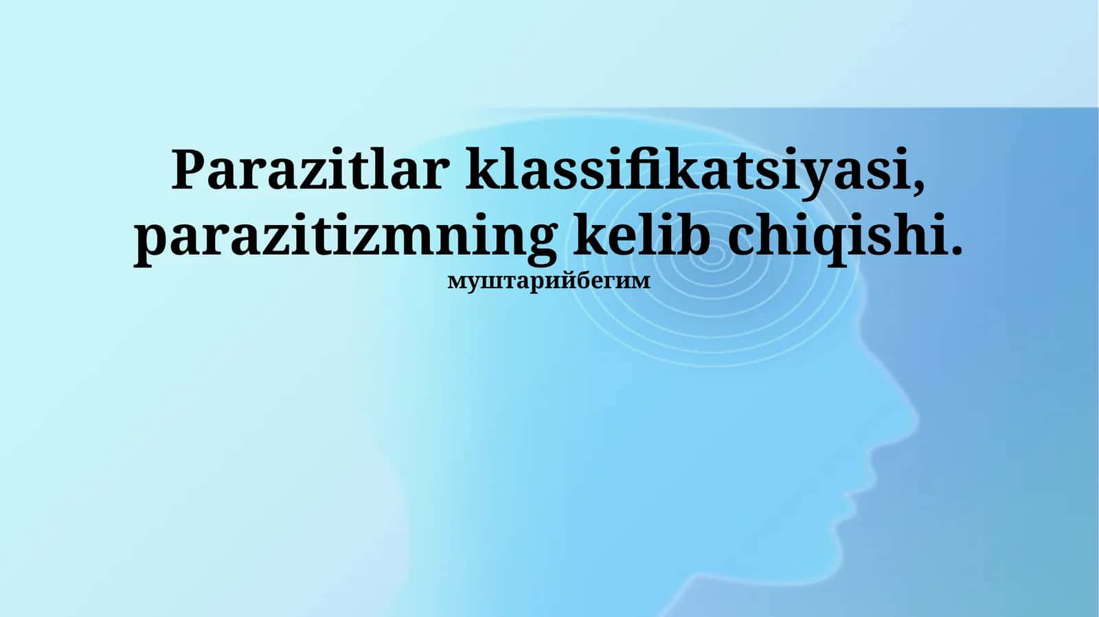 Parazitlar klassifikatsiyasi, parazitizmning kelib chiqishi