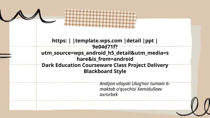 Dark Education Courseware Class Project Delivery Blackboard Style