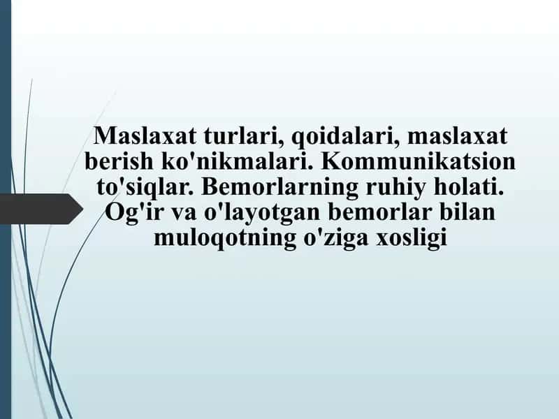 Maslahatlar
