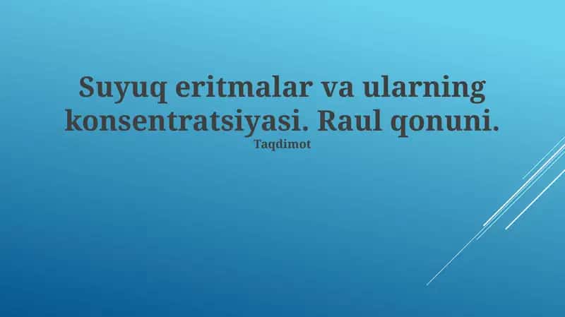 Raul qonuni