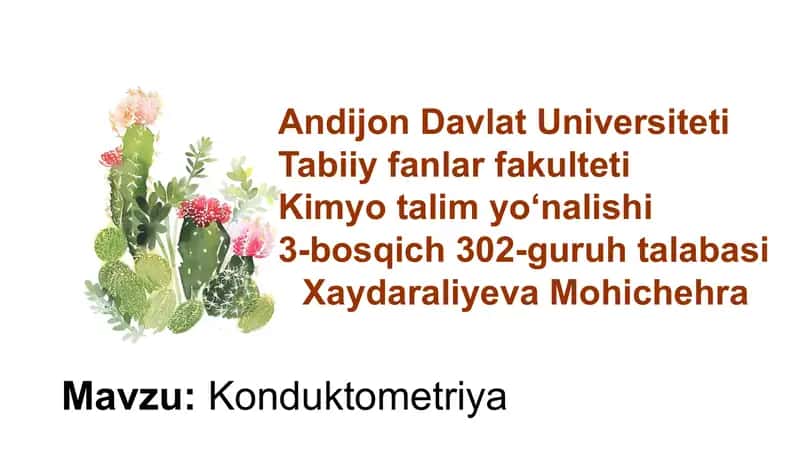 Konduktometriya