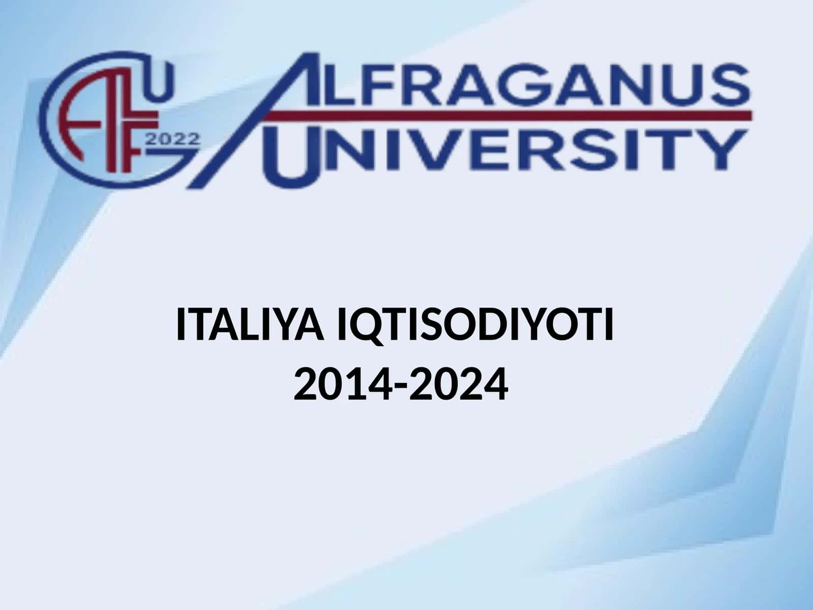 ITALIYAIQTISODIYOTI