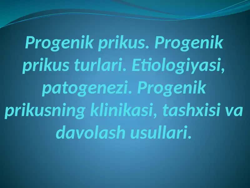 Progenik prikus