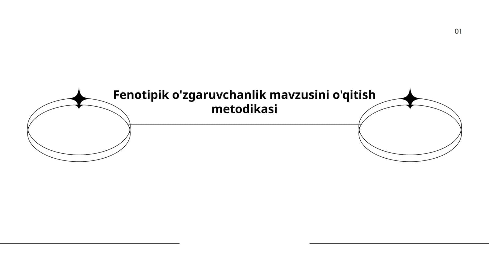 Fenotipik o'zgaruvchanlik mavzusini o'qitish metodikasi
