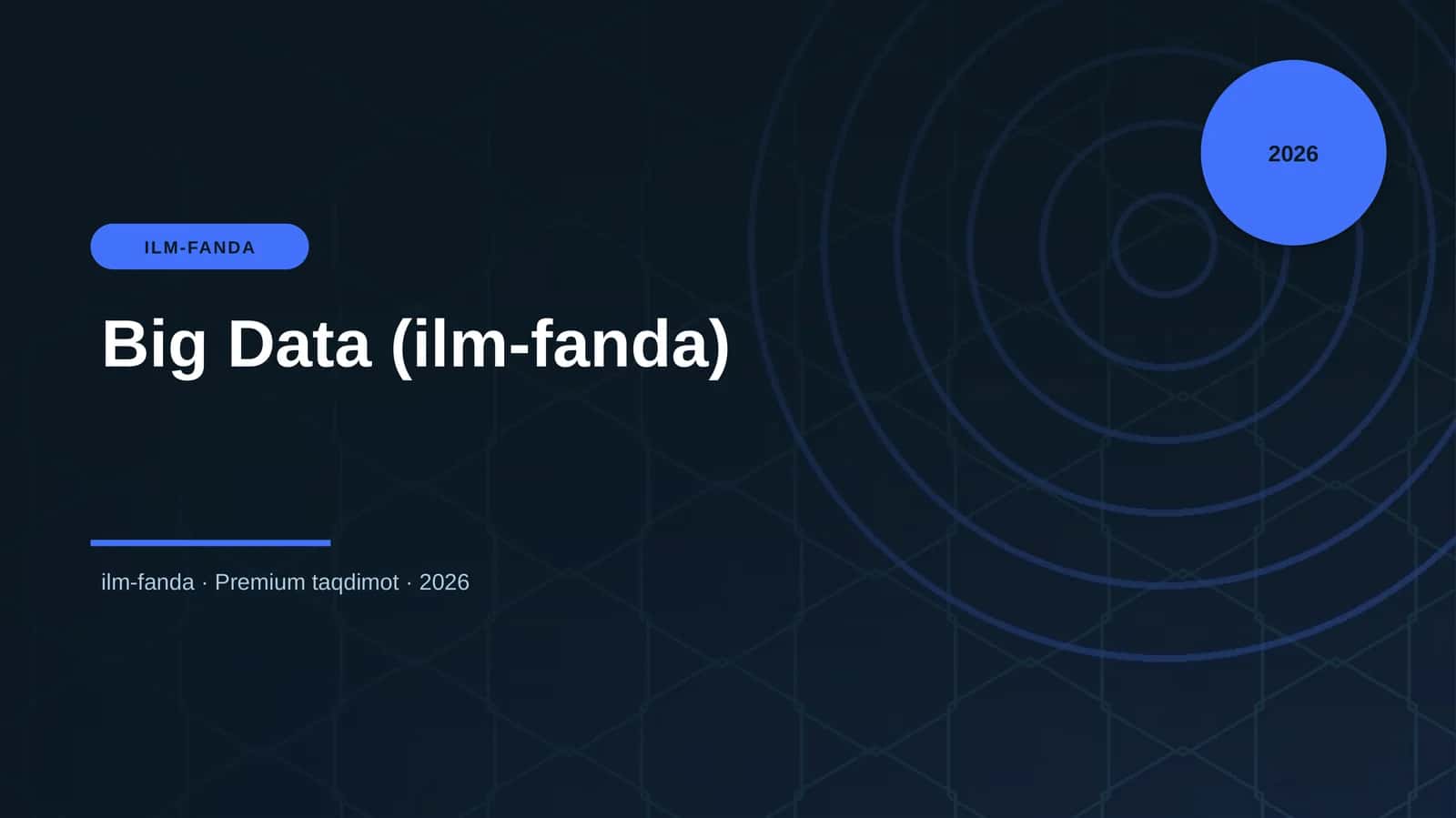 Big Data (ilm-fanda)