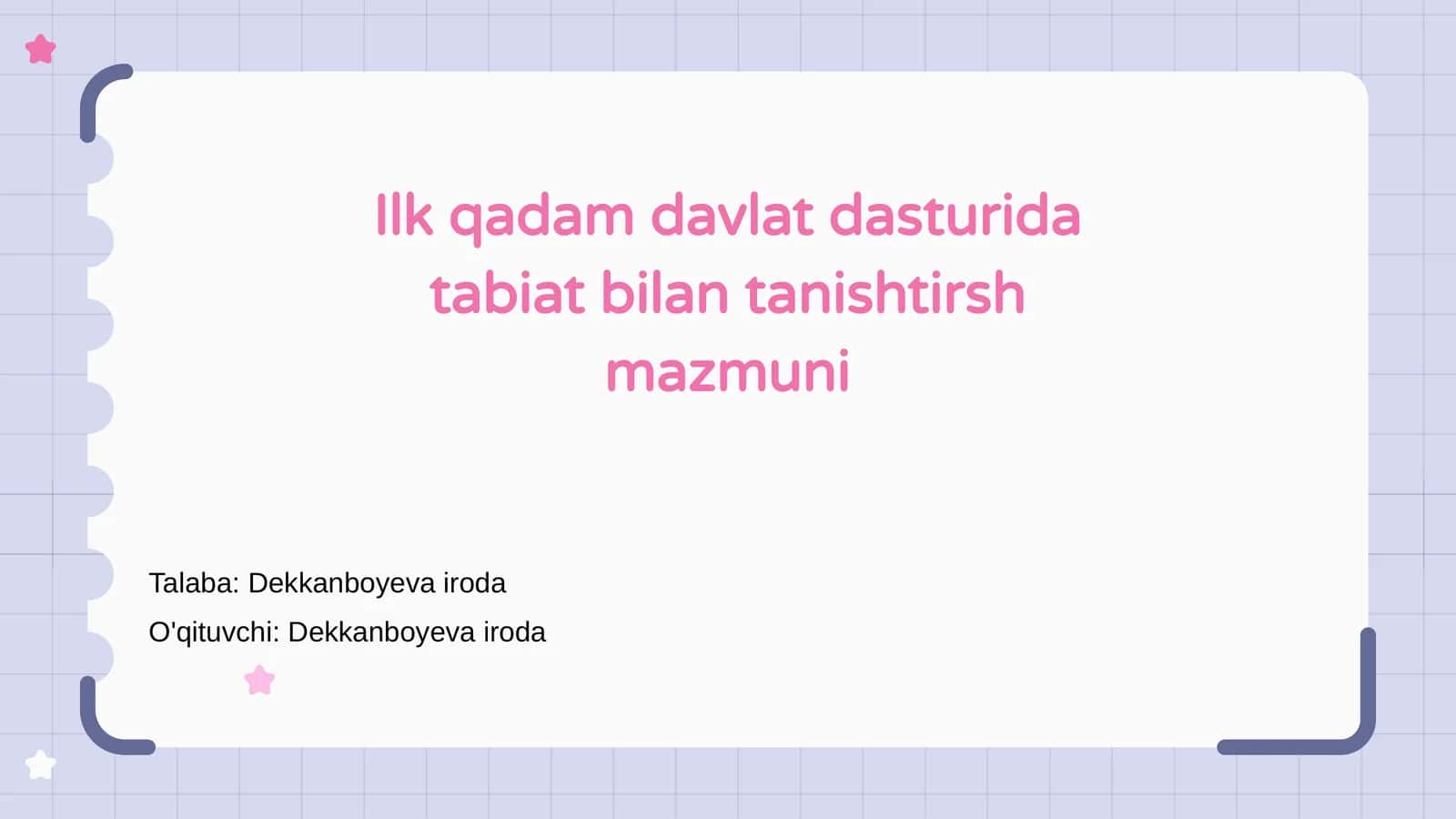 Ilk Qadam: Tabiatni Tanishtirishning Muhimligi