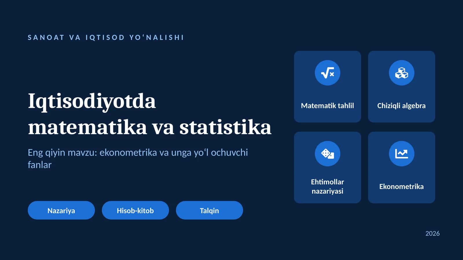 Matematika va statistika