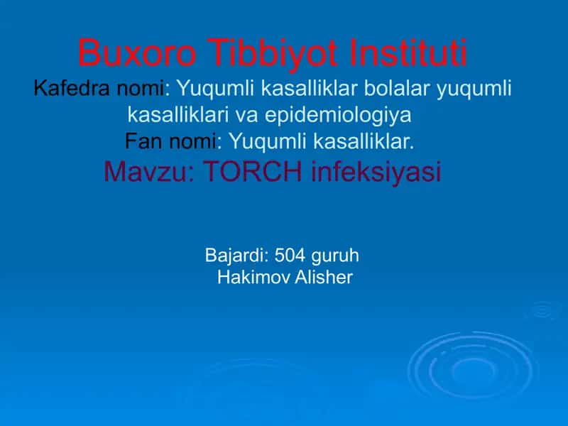 Yuqumlikasalliklar