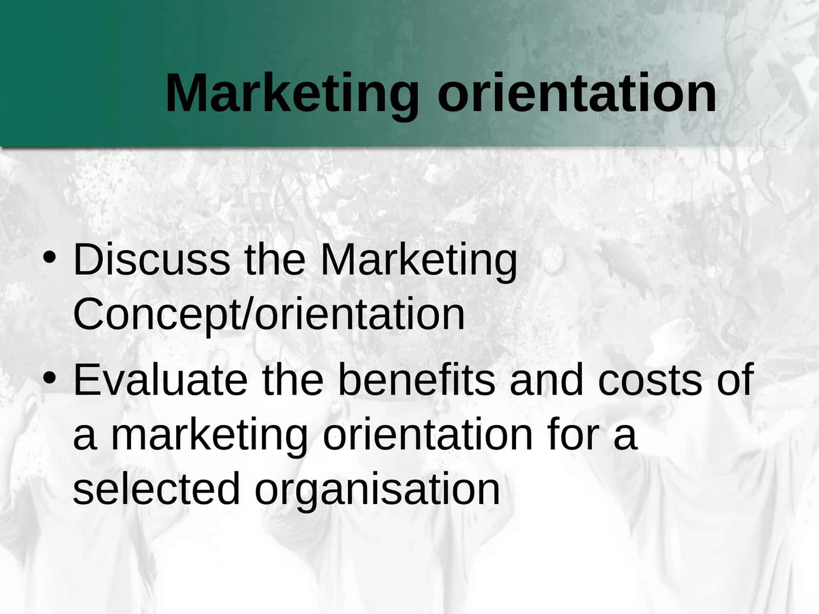 Marketing orientation