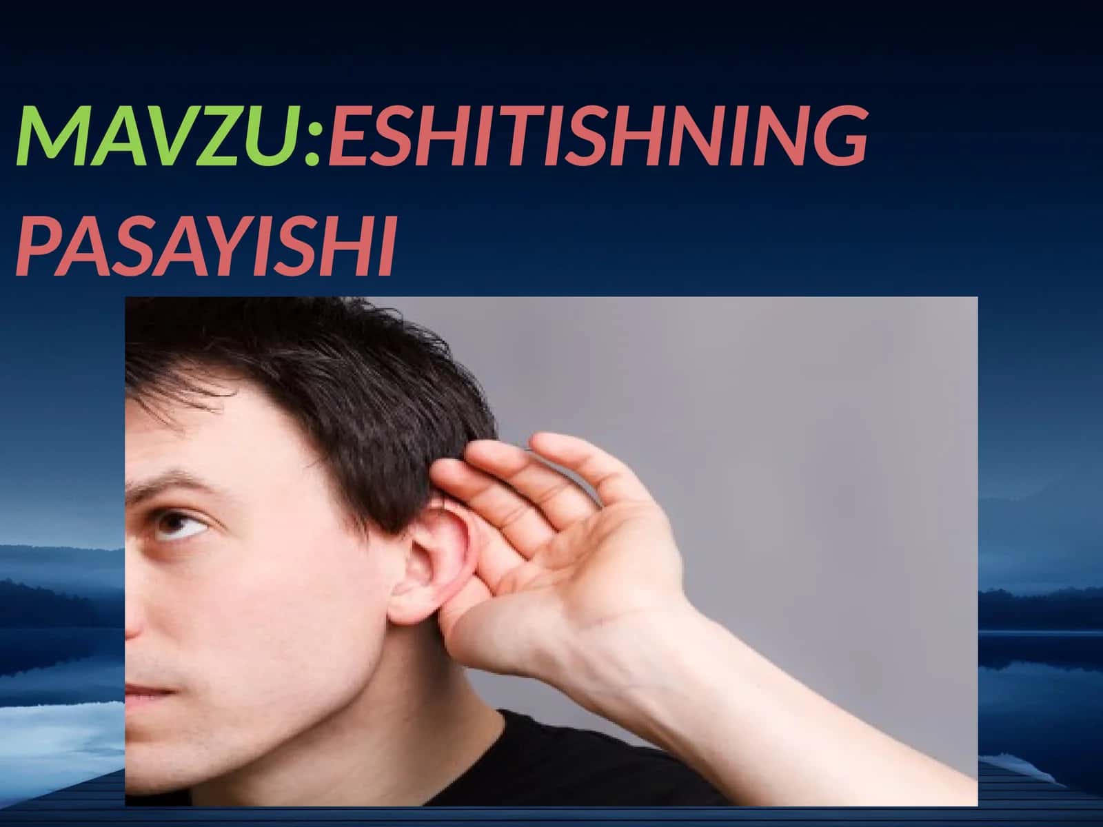 ESHITISHNING PASAYISHI