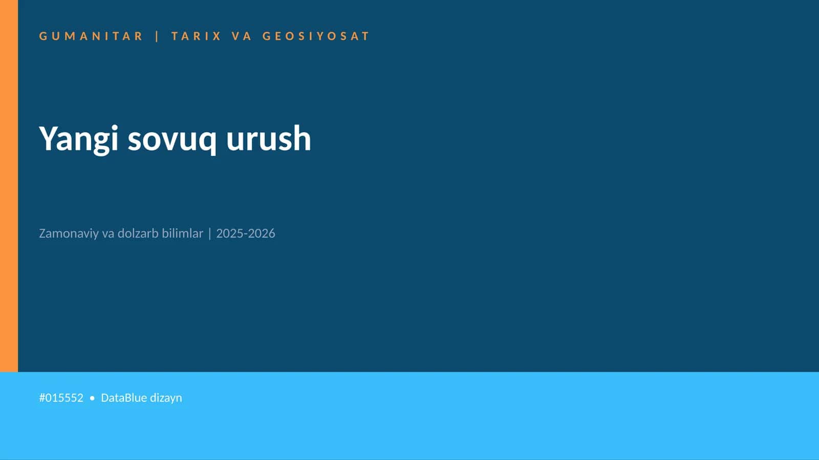 Yangi sovuq urush