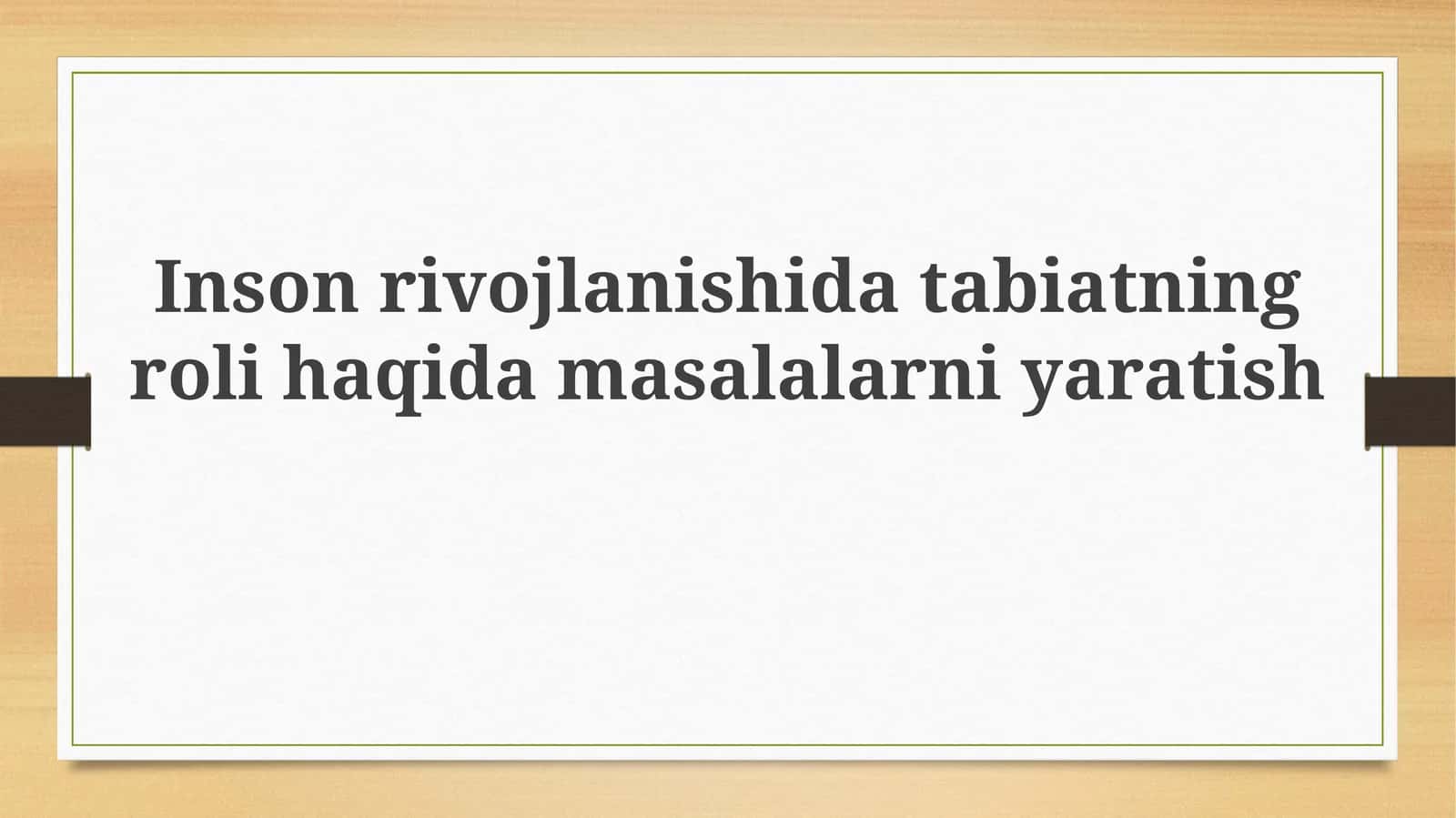 Inson va tabiat evolyutsiyasi: Biologik va fiziologik bog‘liqlik