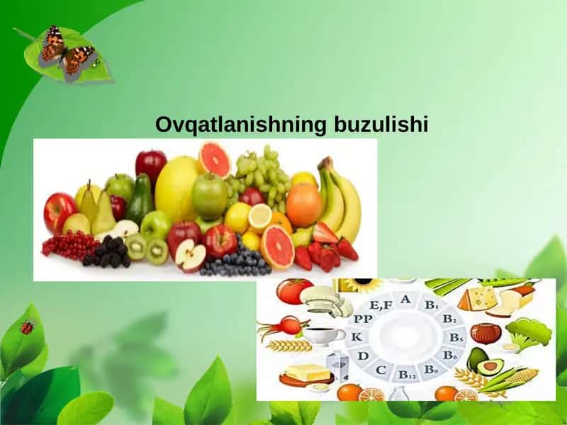 Ovqatlanishning buzuilishi