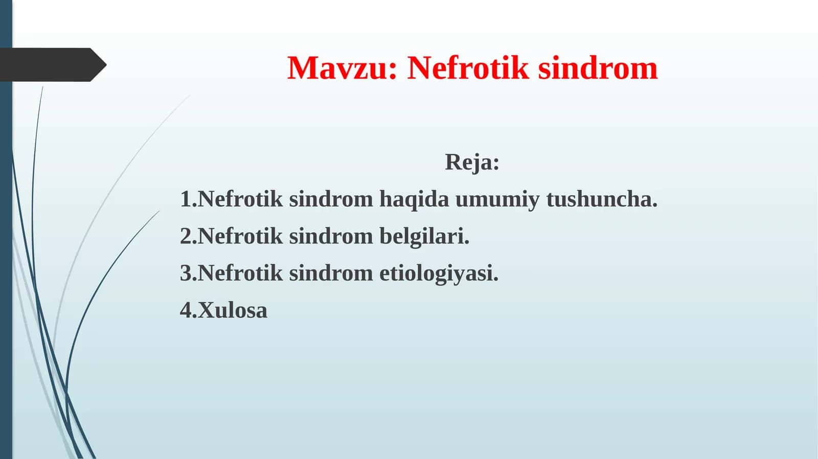 Nefrotik sindrom
