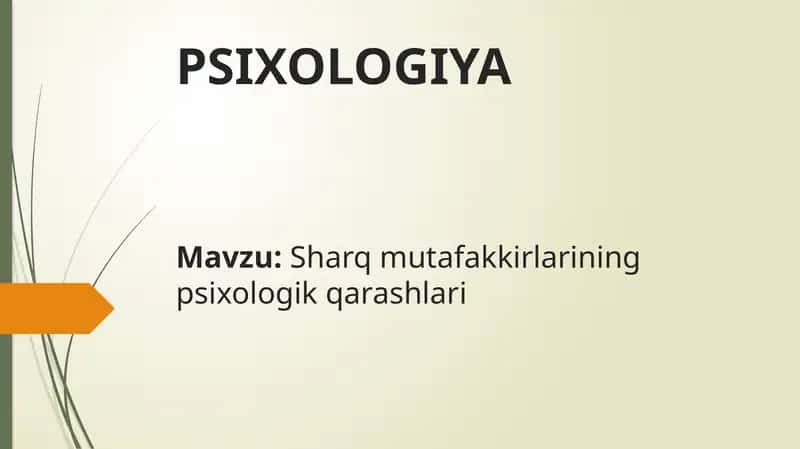 Sharq mutafakkirlari