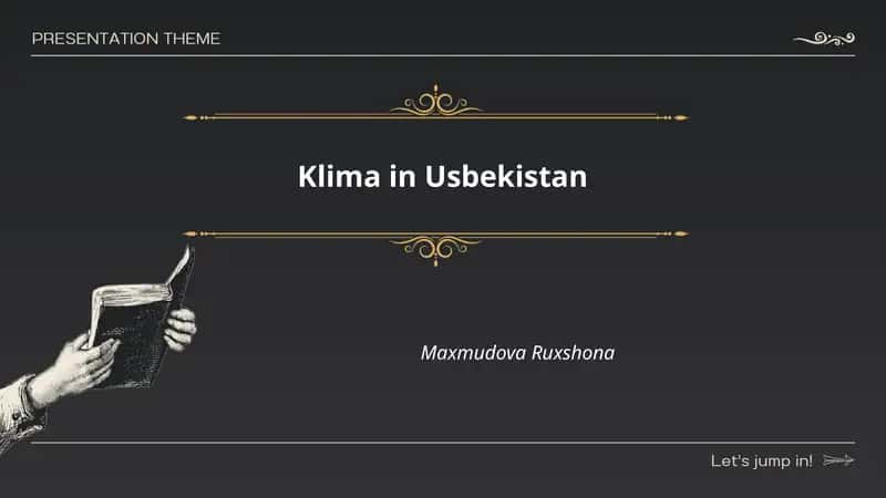 Klima in Usbekistan