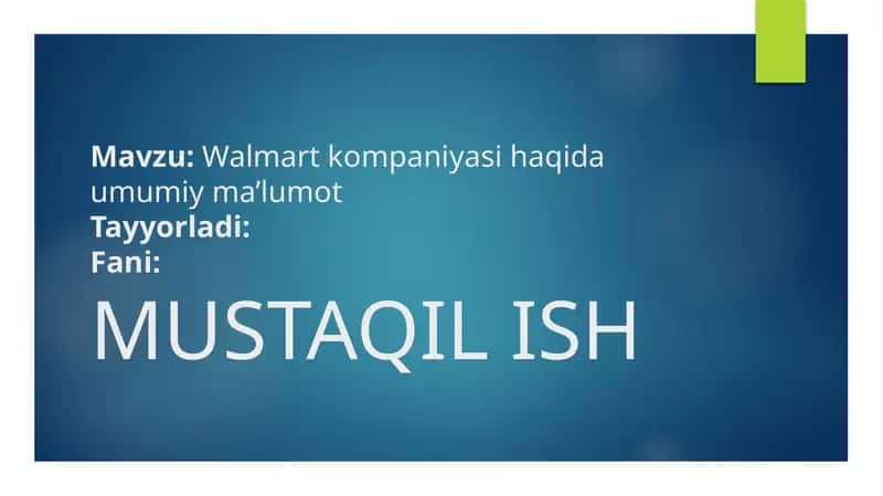Walmart kompanyasi
