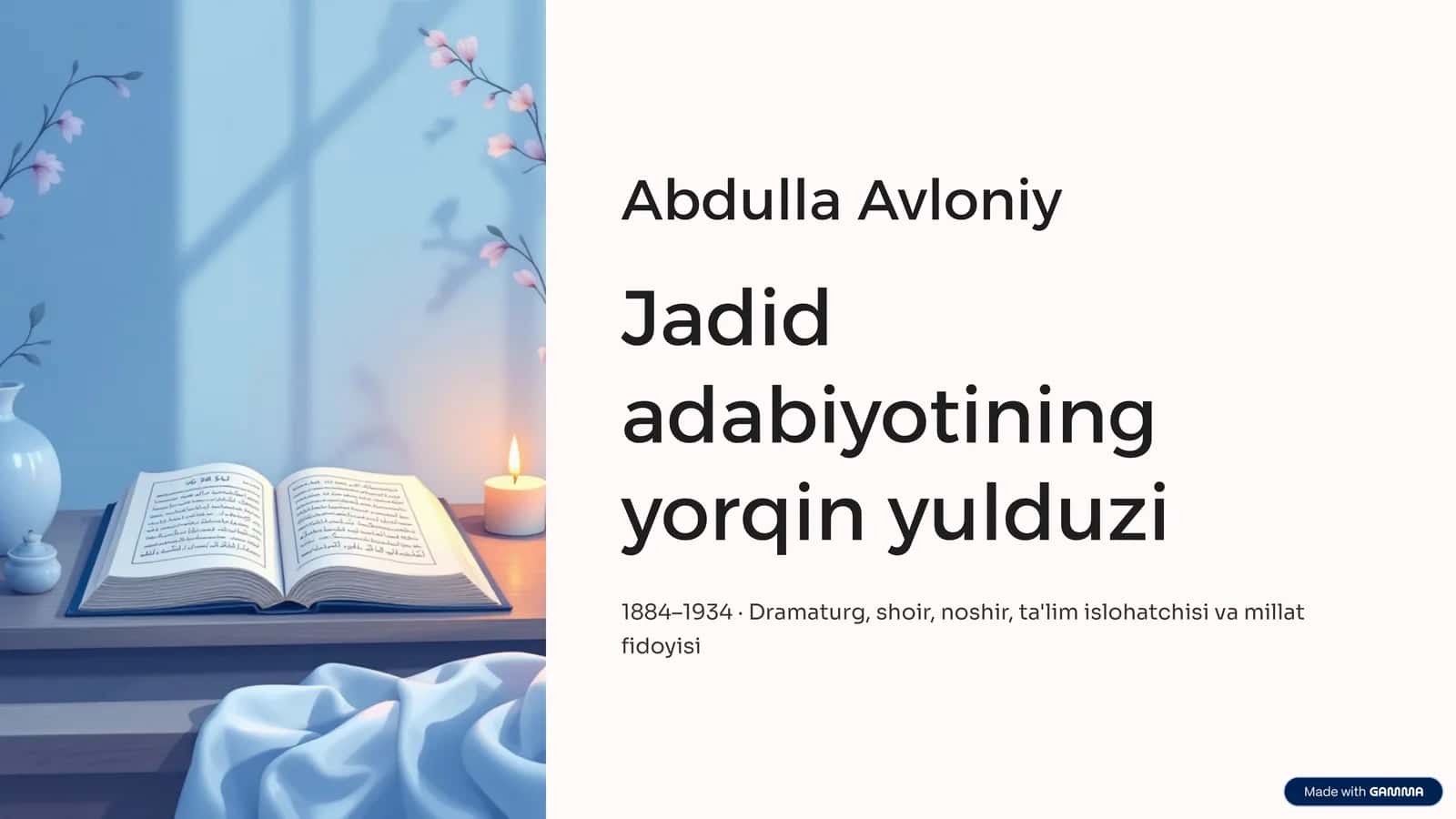 Abdulla Avloniy