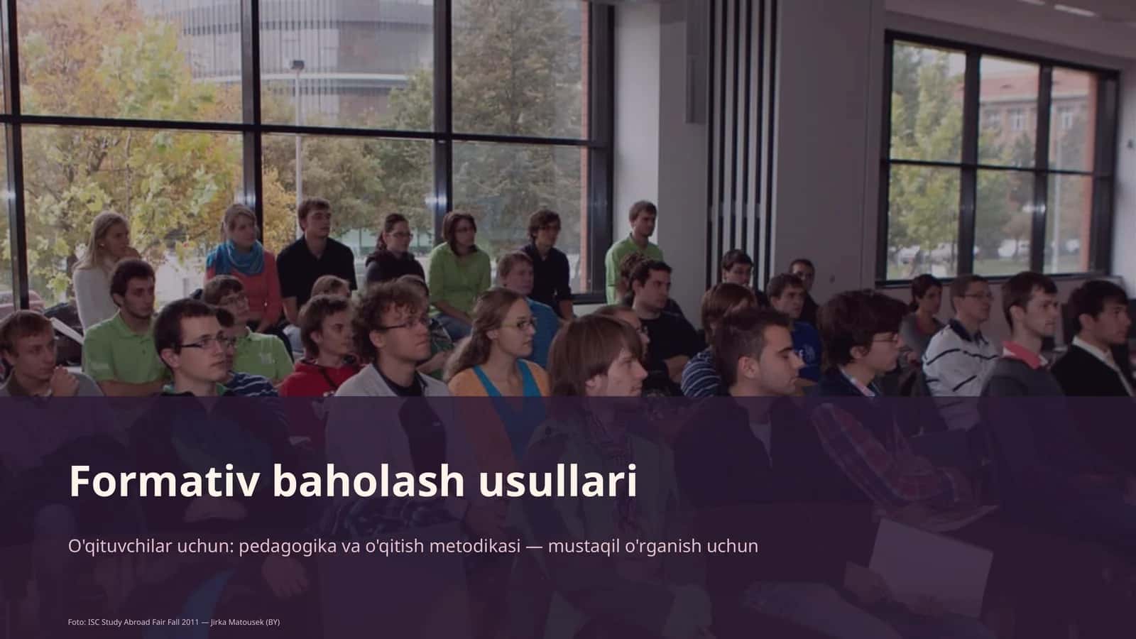 Formativ baholash usullari