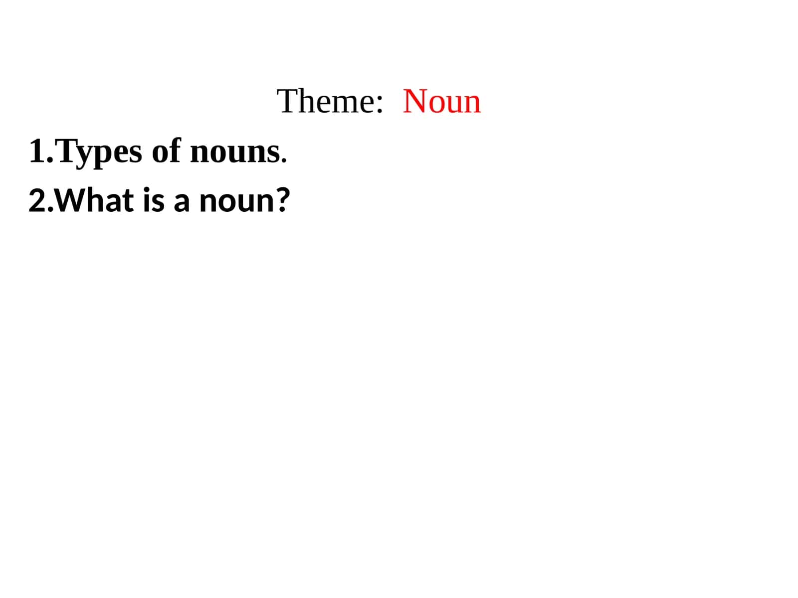 Noun