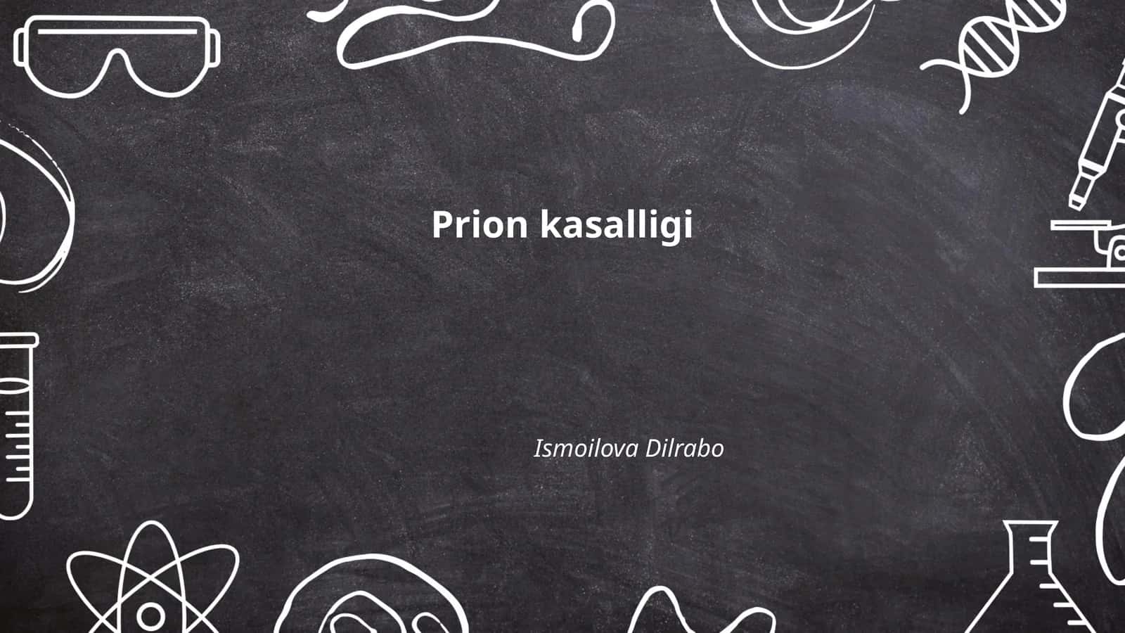 Prion kasalligi