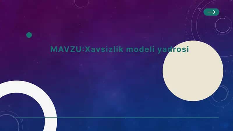 Xavfsizlik modeli yadrosi
