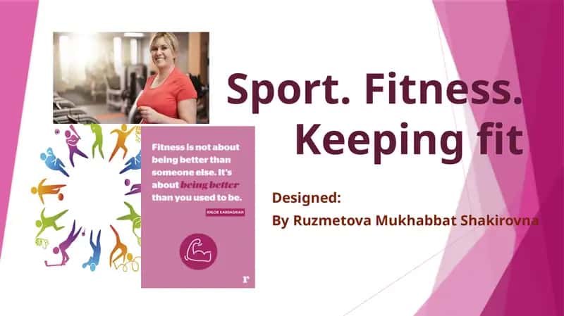 Sport. Fitness. Keeping fit