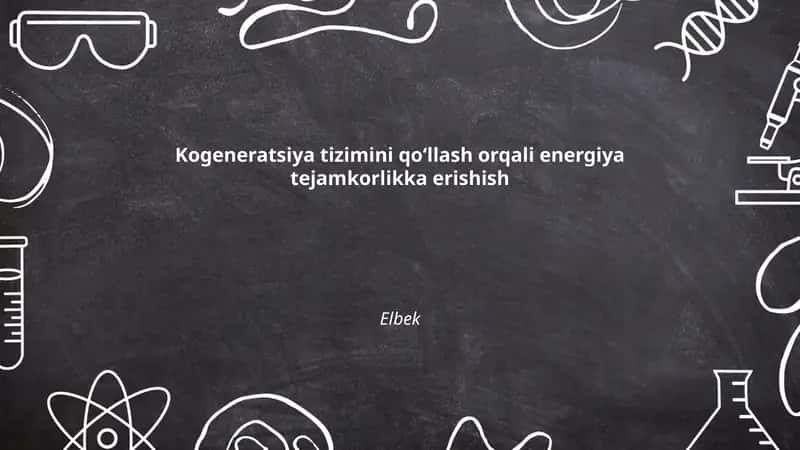 Kogeneratsiya tizimlari