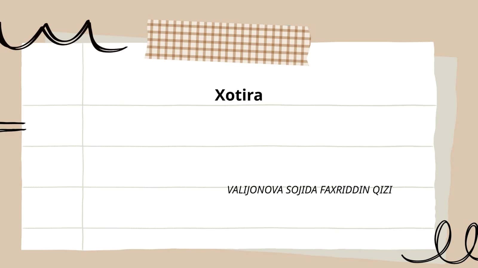 Xotira