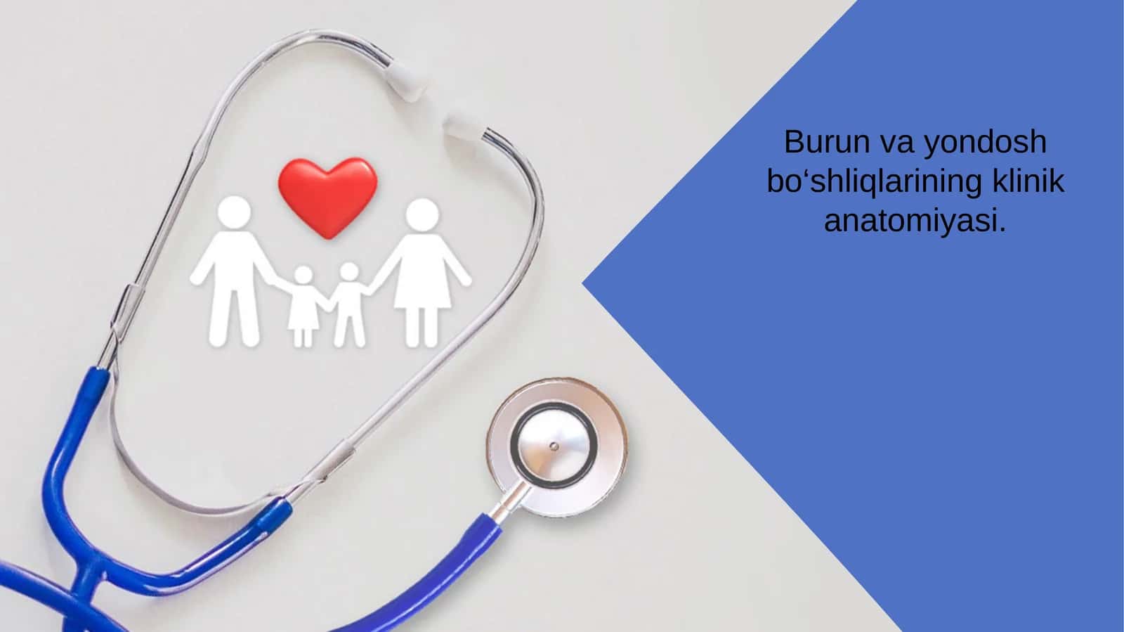 Burun va yondosh bo‘shliqlarining klinik anatomiyasi