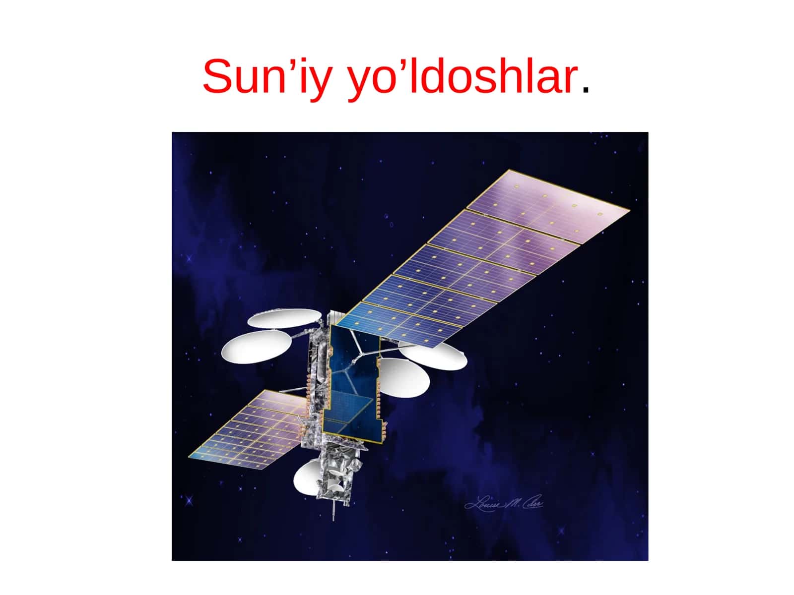 Sun’iy yo’ldoshlar
