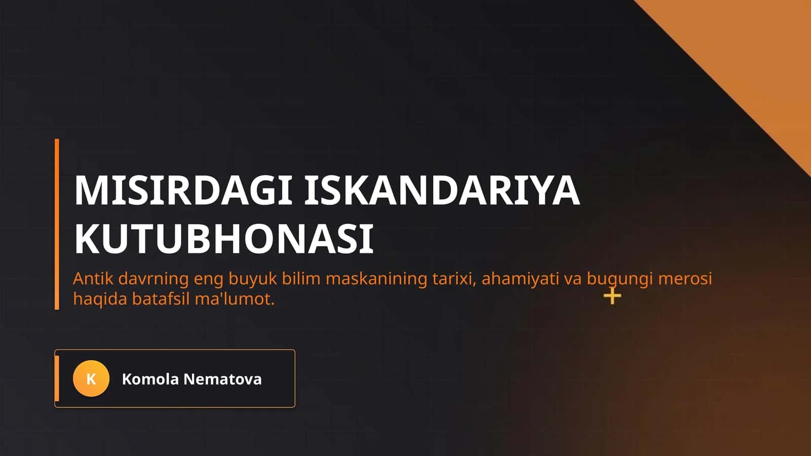 Misirdagi iskandariya kutubhonasi