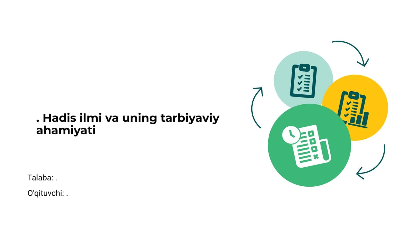 Hadis ilmi va uning tarbiyaviy ahamiyati