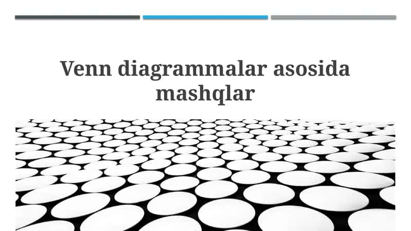 Venn Diagrammalari: Asoslar va Qo'llanilishi
