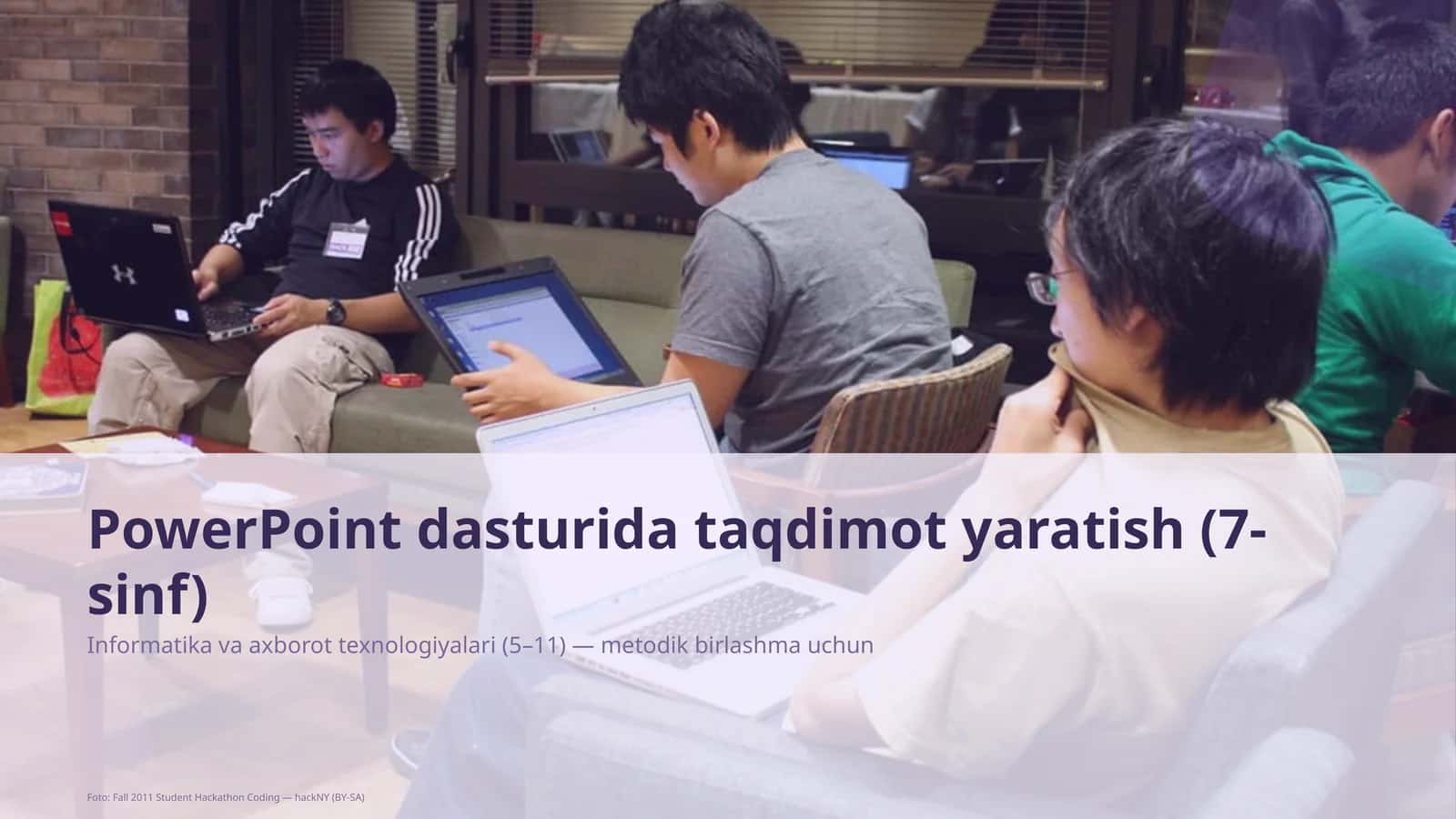 PowerPoint dasturida taqdimot yaratish (7-sinf)